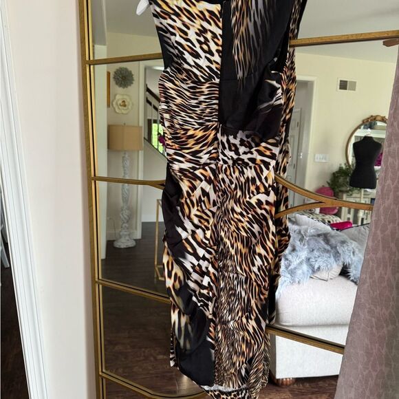 Nicole Miller animal print dress size 6 - Picture 3 of 4